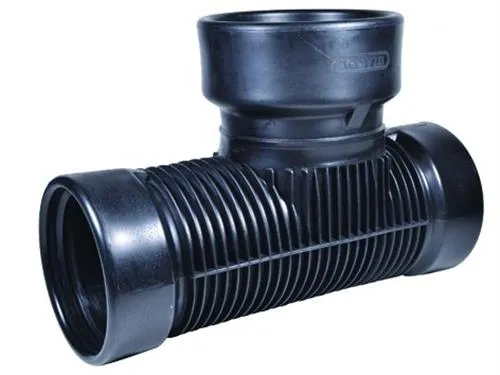 Rense-insp.brønd 315-200mm T1 - lige gennemløb for glat rør. Wavin PP
