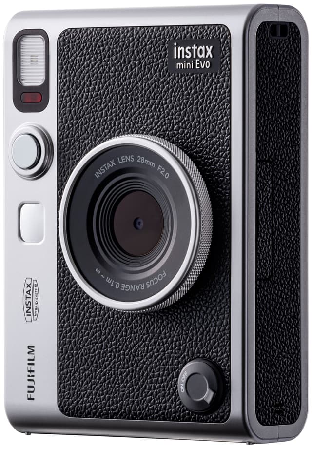 Fujifilm Instax Mini Evo-kamera (sort)