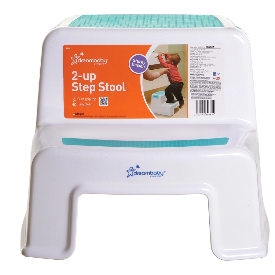 Dreambaby® Tritthocker mit Stufen in weißaqua