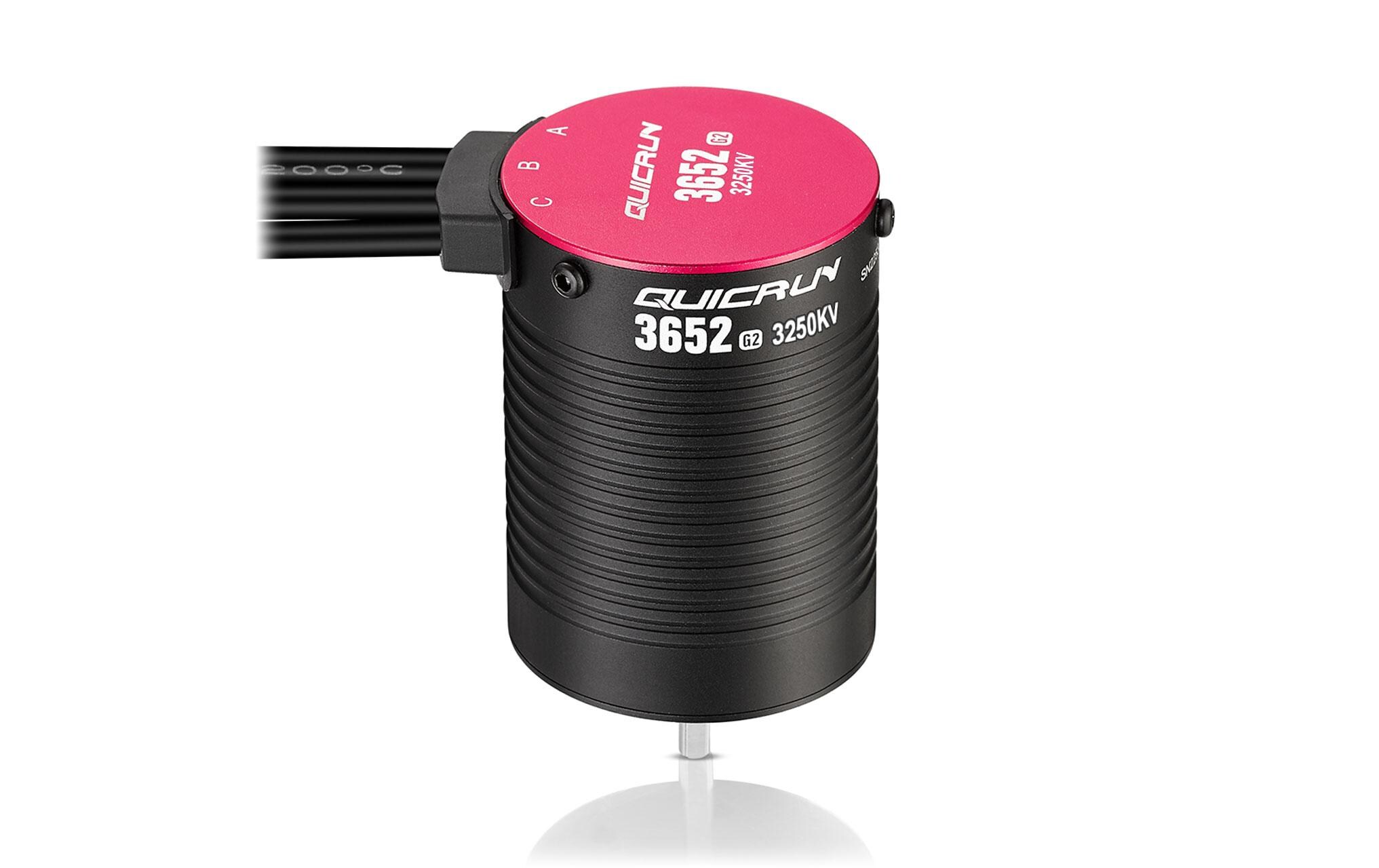 Brushless-Antriebsset WP 10BL120 G2 3660SL-3250KV Combo 1:10Set mit Brushless Sensorless Motor und Regler für RC-Fahrzeuge im Massstab 1:10