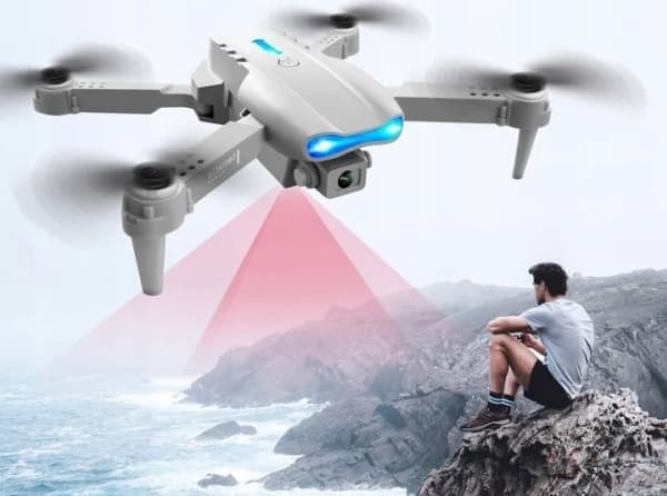 Extralink E99 Pro Drone | Komplett sett: drone + 3 batterier + koffert | 1800 mAh
