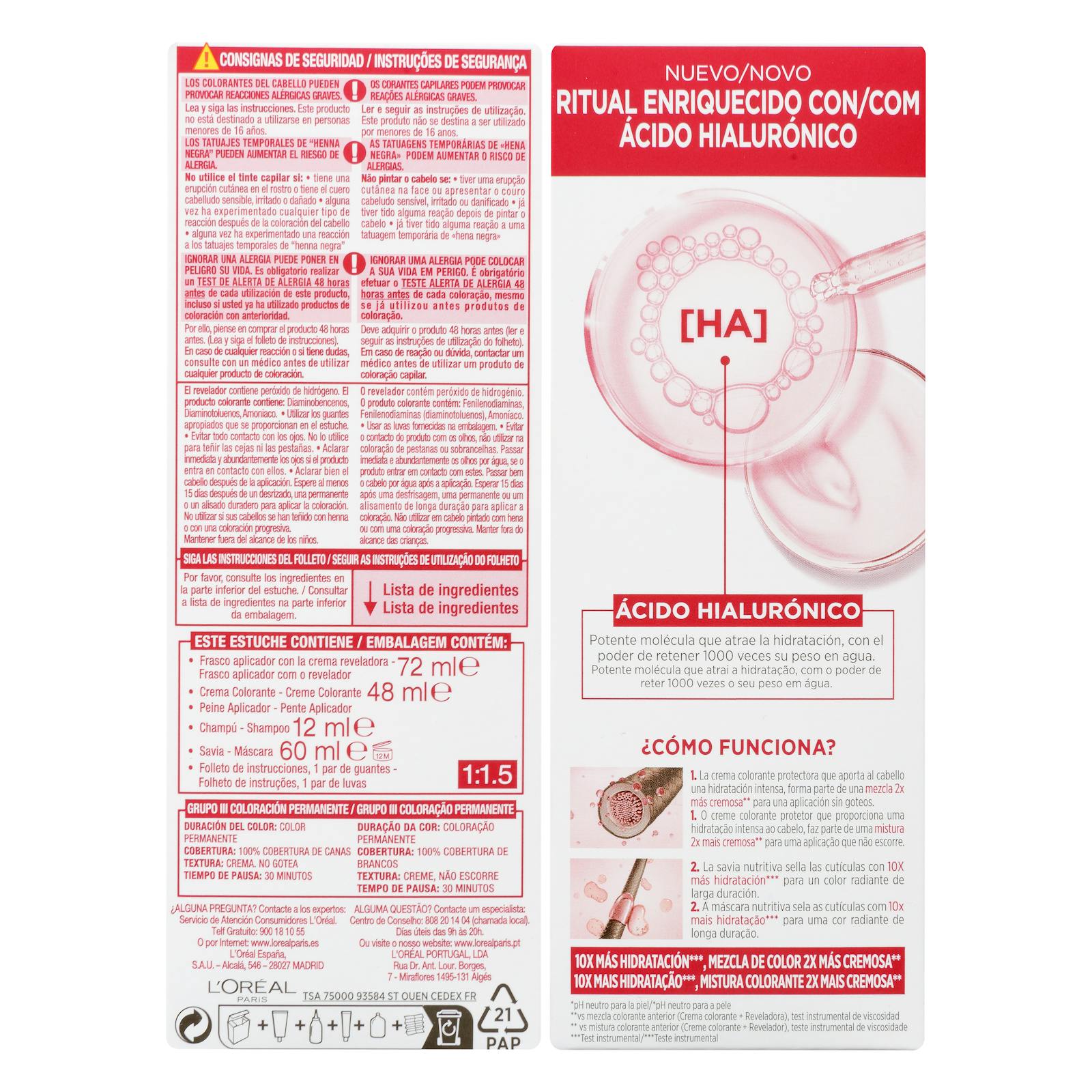 Coloration permanente 6 blond foncé Excellence Crème