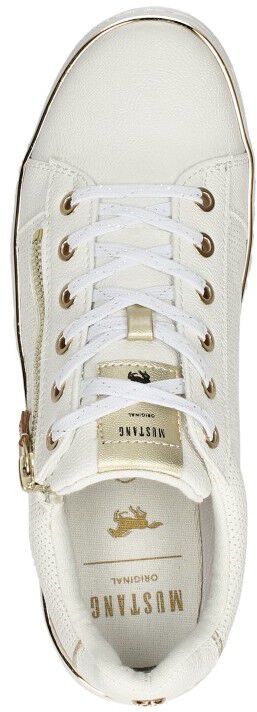 Mustang Veterschoenen Laag wit