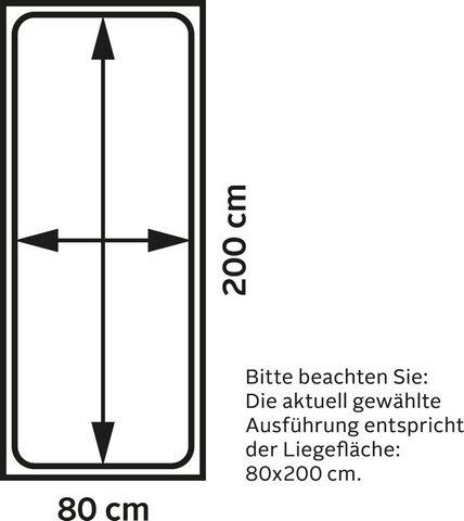 Maintal Polsterliege mit Seiten- und Rückenteil