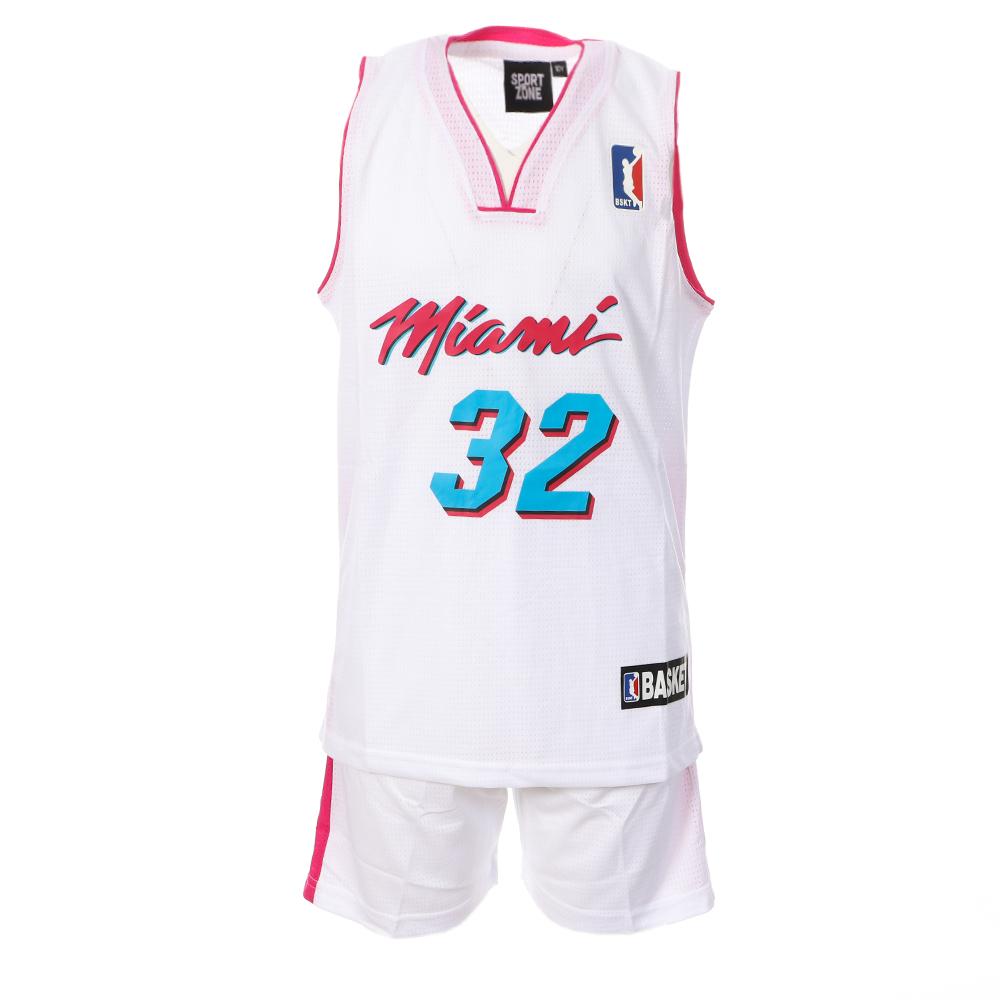 Sport Zone Miami Ensemble de basket Blanc Enfant Sport Zone