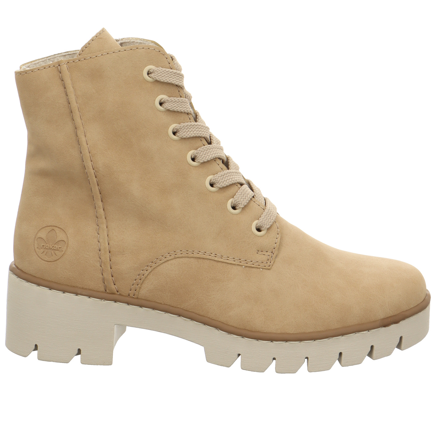 Schnürboots beige