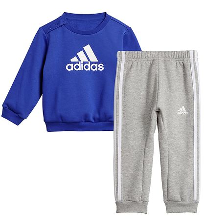 adidas Performance Sweatset - I Bos LOGO JOG - Blau/Weiß
