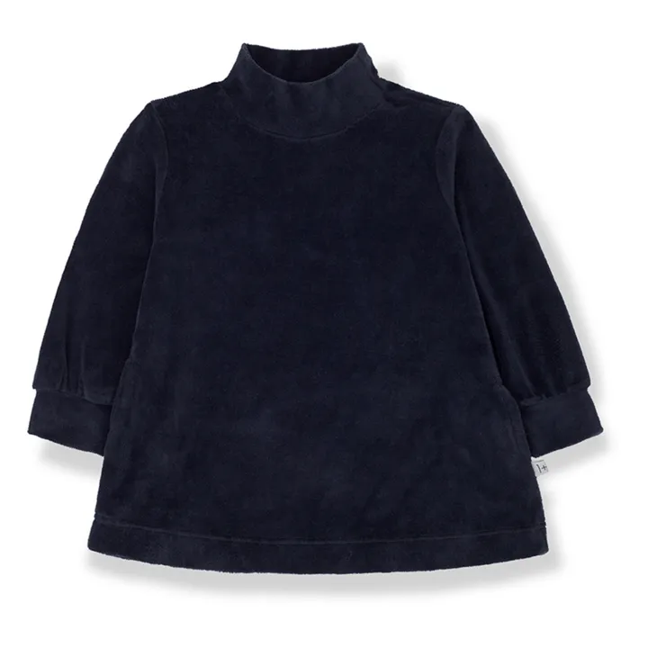 1+ in the family Robe Col Roulé Velours Rudra | Bleu marine