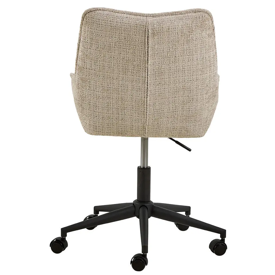 Hioshop Eddie kantoorstoel beige