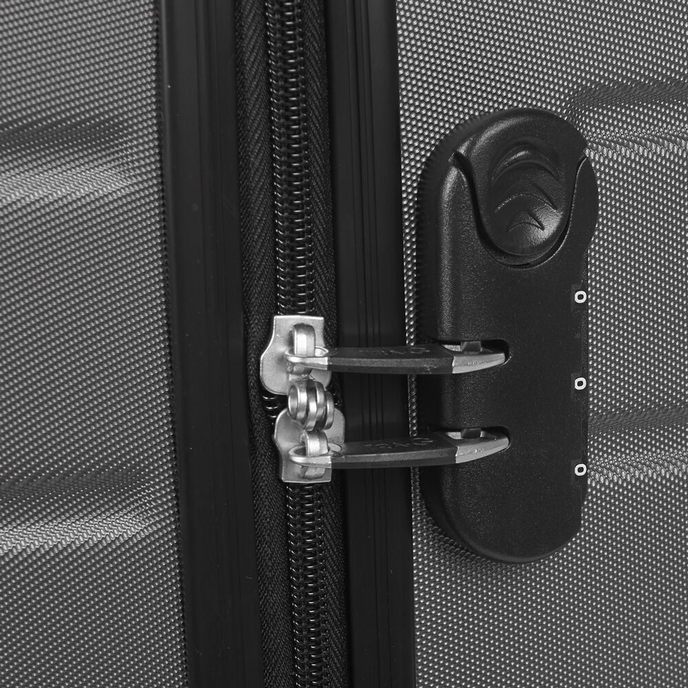 Valise rigide grise L60xl31xH26 cm