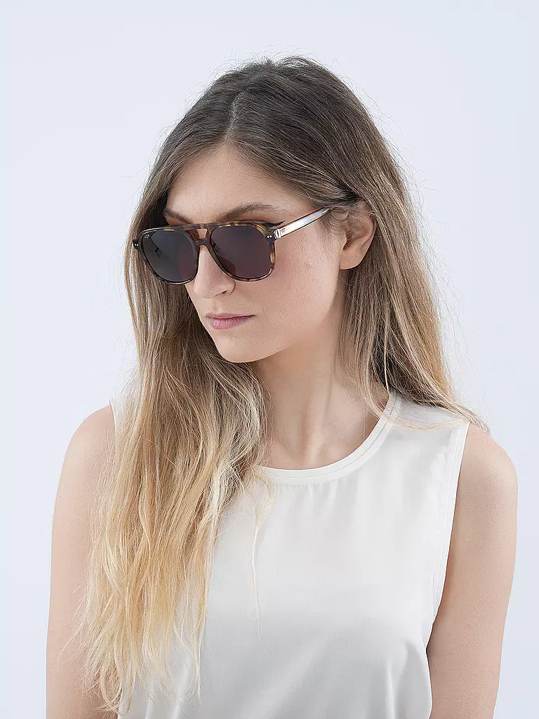 KAPTEN & SON Sonnenbrille ZURICH OVERSIZE braun