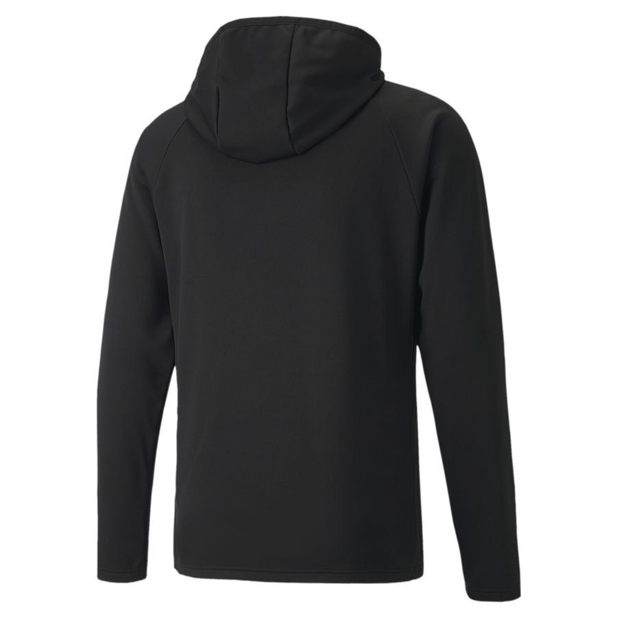 PUMA Maillot d'Entraînement teamLIGA Fleece avec capuche - Noir/Blanc