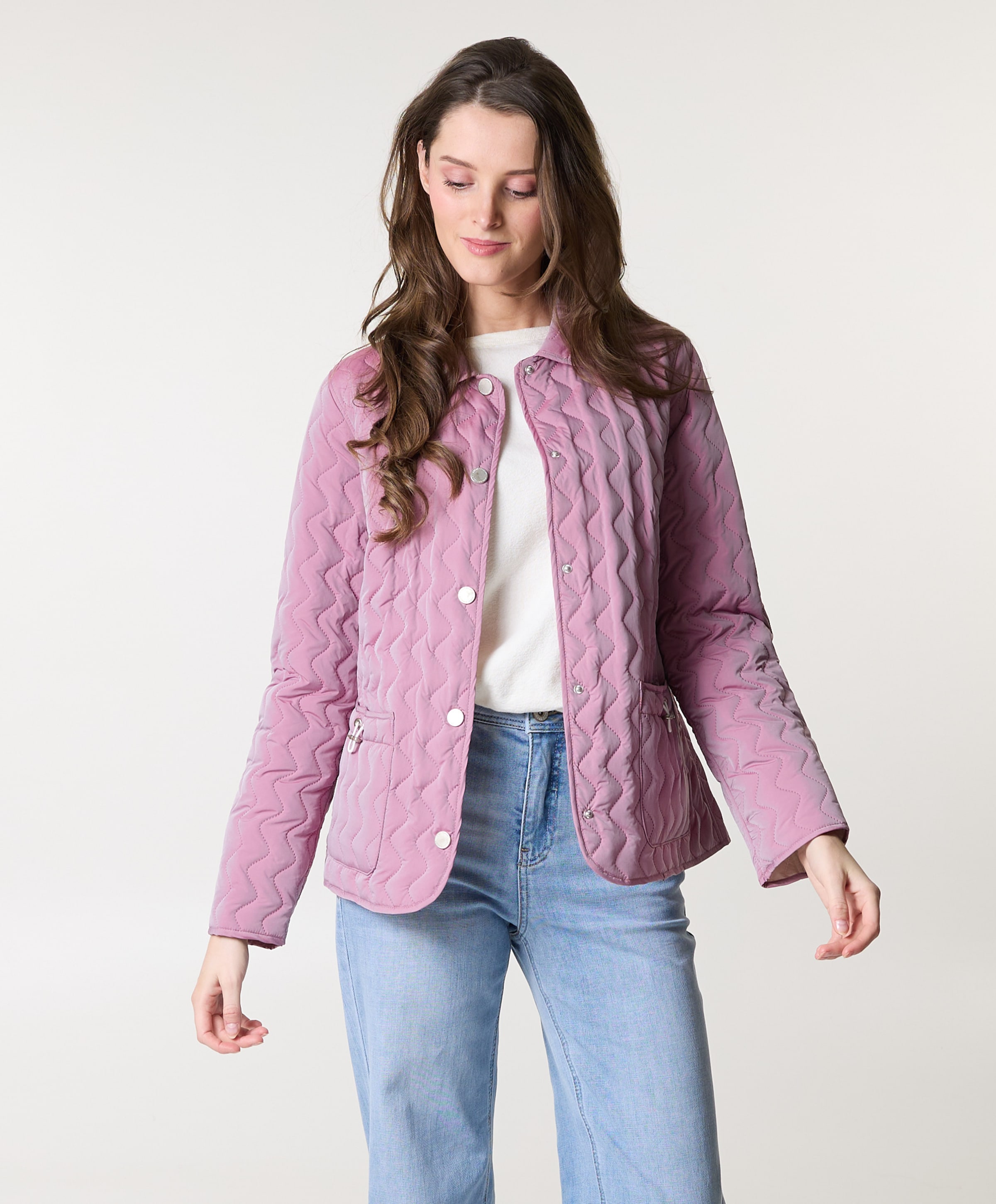 Barbara Lebek Dames jas roze
