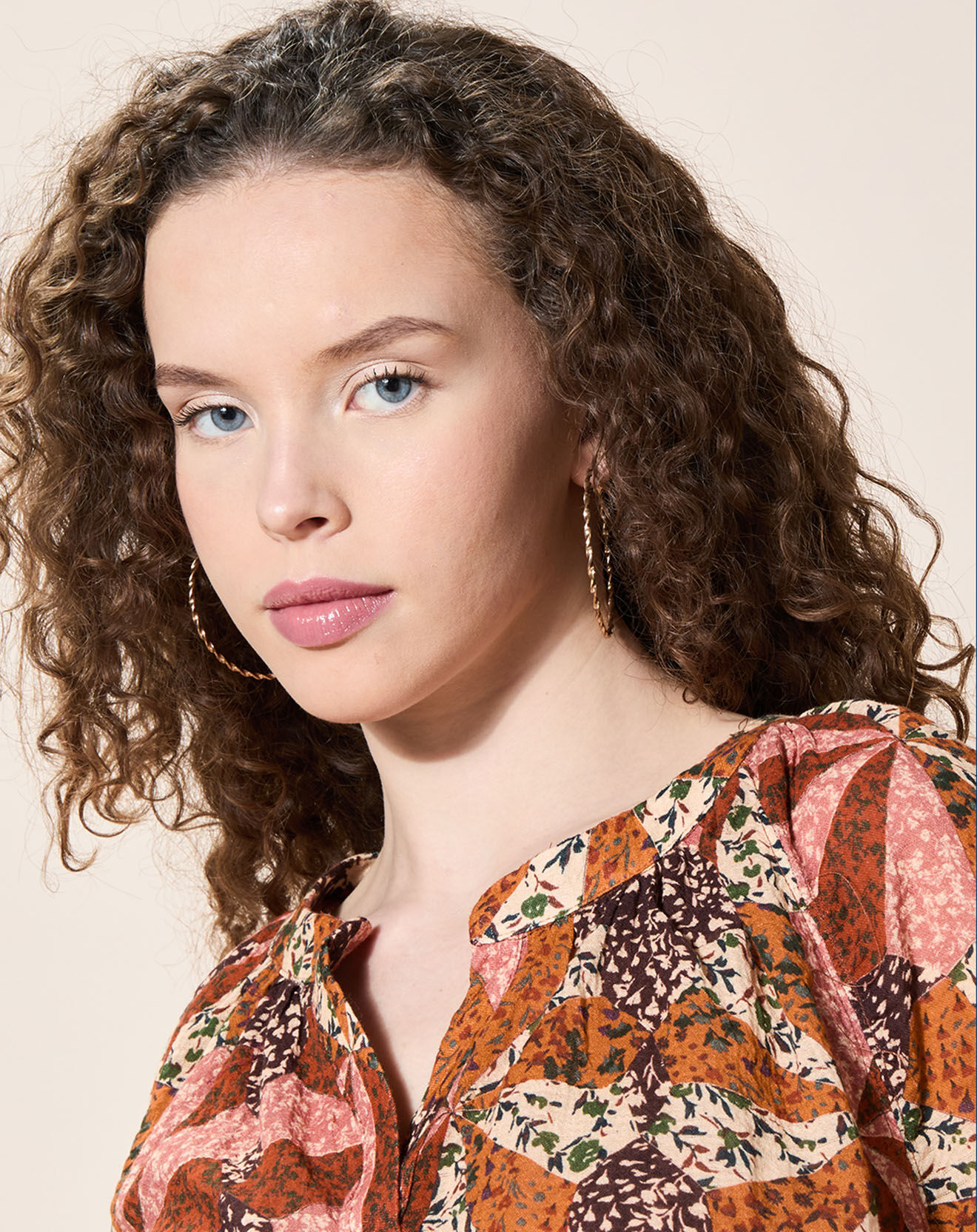 Louizon Blouse loose Partage paprika