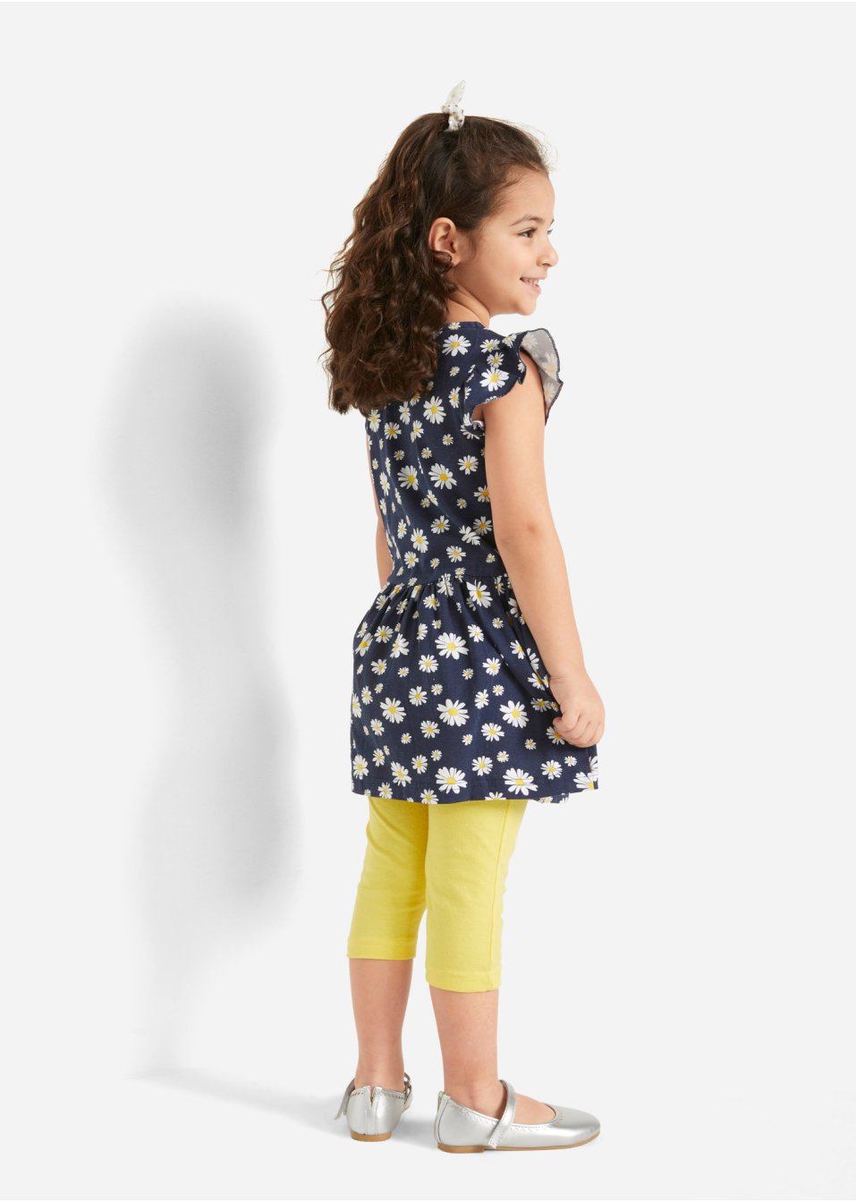 Robe en jersey fille + legging 3/4 (Ens. 2 pces.)