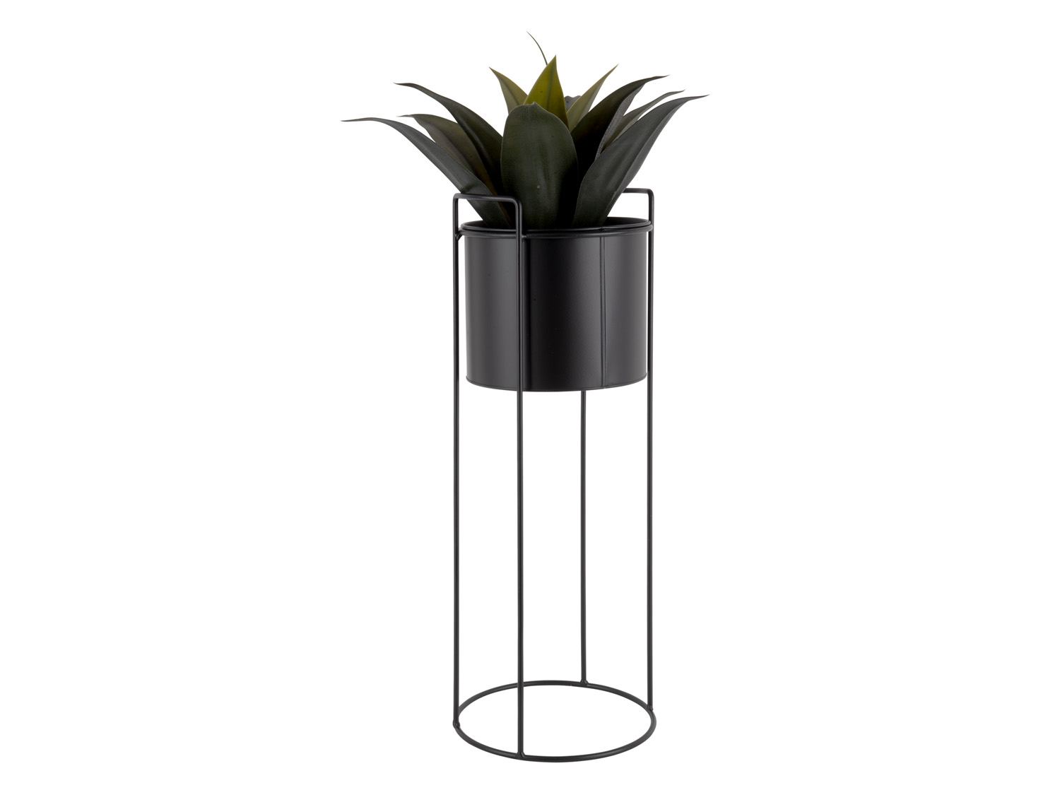 Plant pot set Essence round iron black