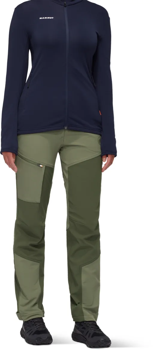 Mammut Zinal Guide So Hybrid Pants Women Marsh-Dark Marsh