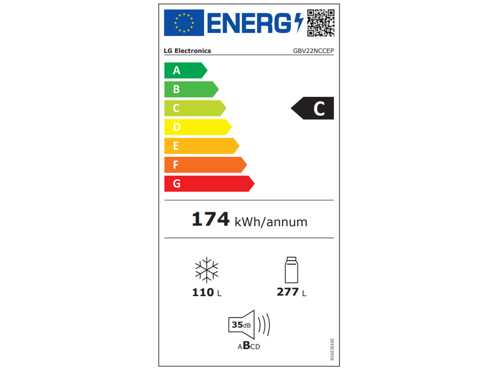 COMBINADO LG GBV22NCCEP MATE BLACK 387