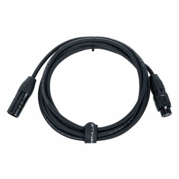 Stairville PDC5BK IP65 DMX Cable 3m 5pin