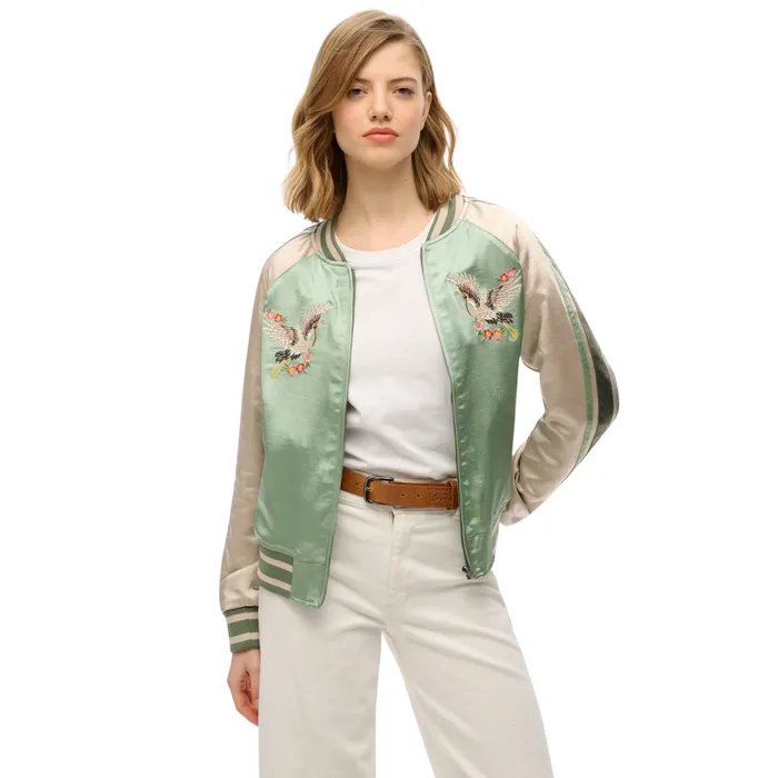 Superdry Suikajan Embroidered Bomber Jas Dames