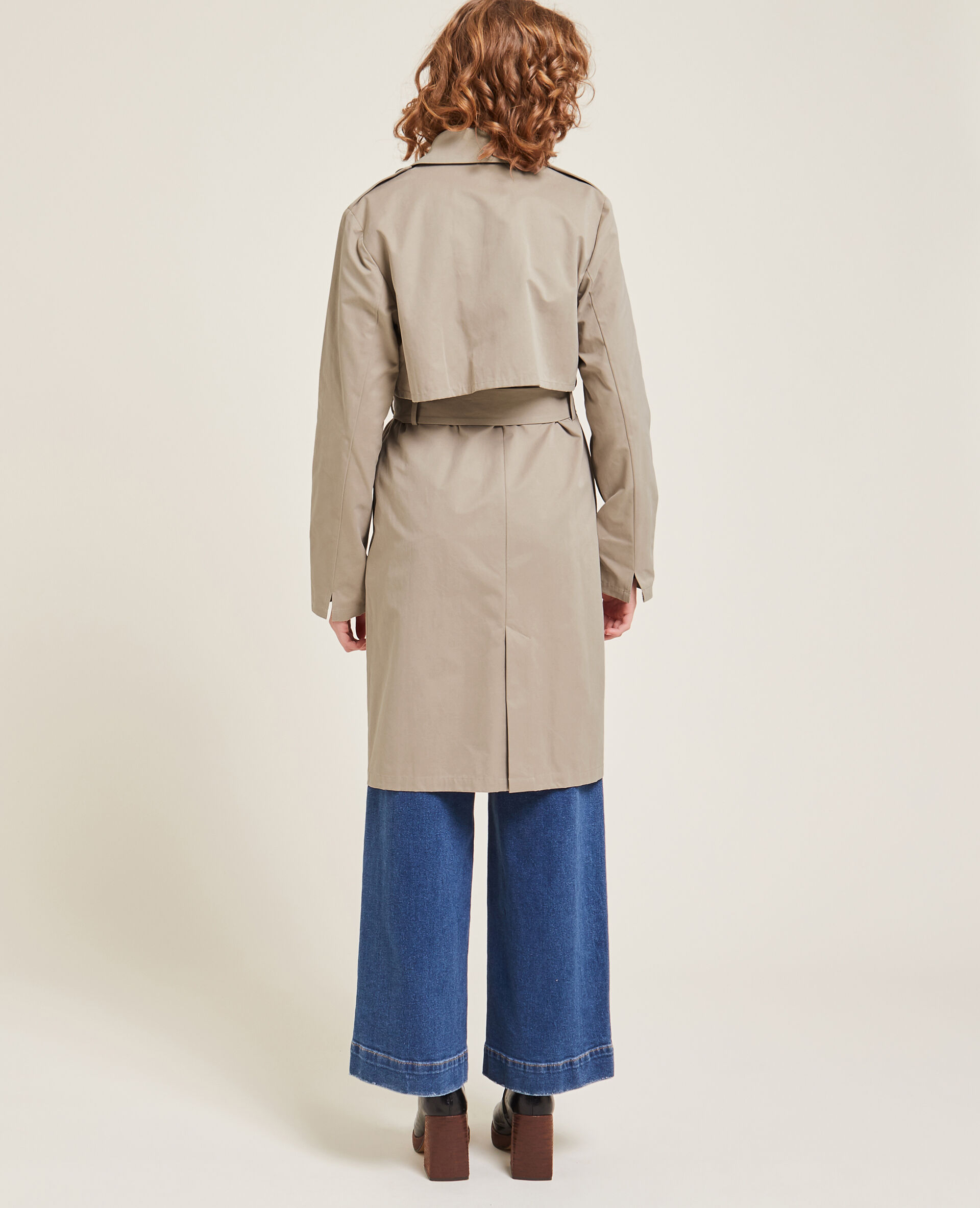 Trench ceinturé - Beige