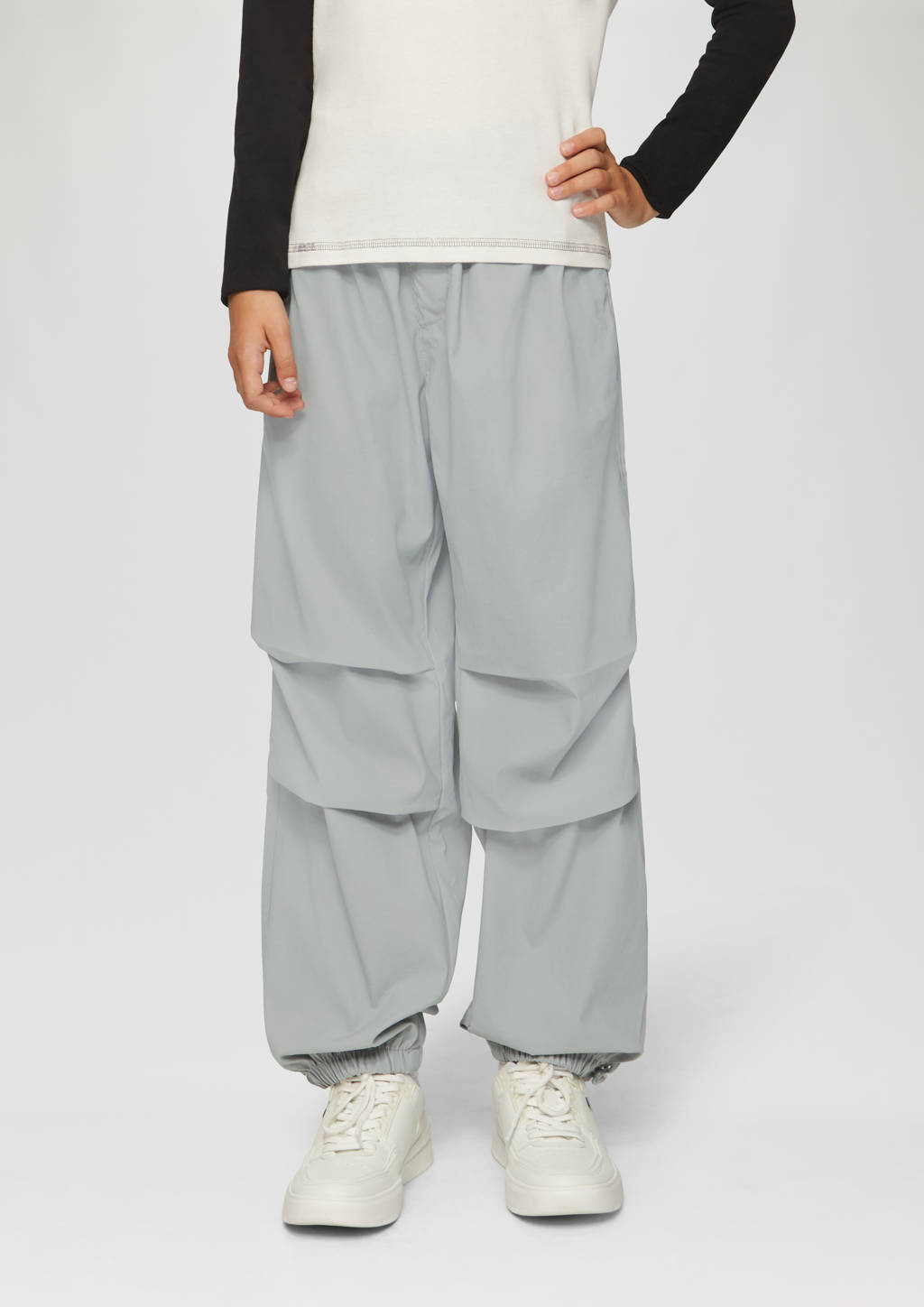 s.Oliver broek lichtgrijs