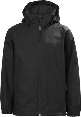 Helly Hansen Jr Urban Regnjakke, Black