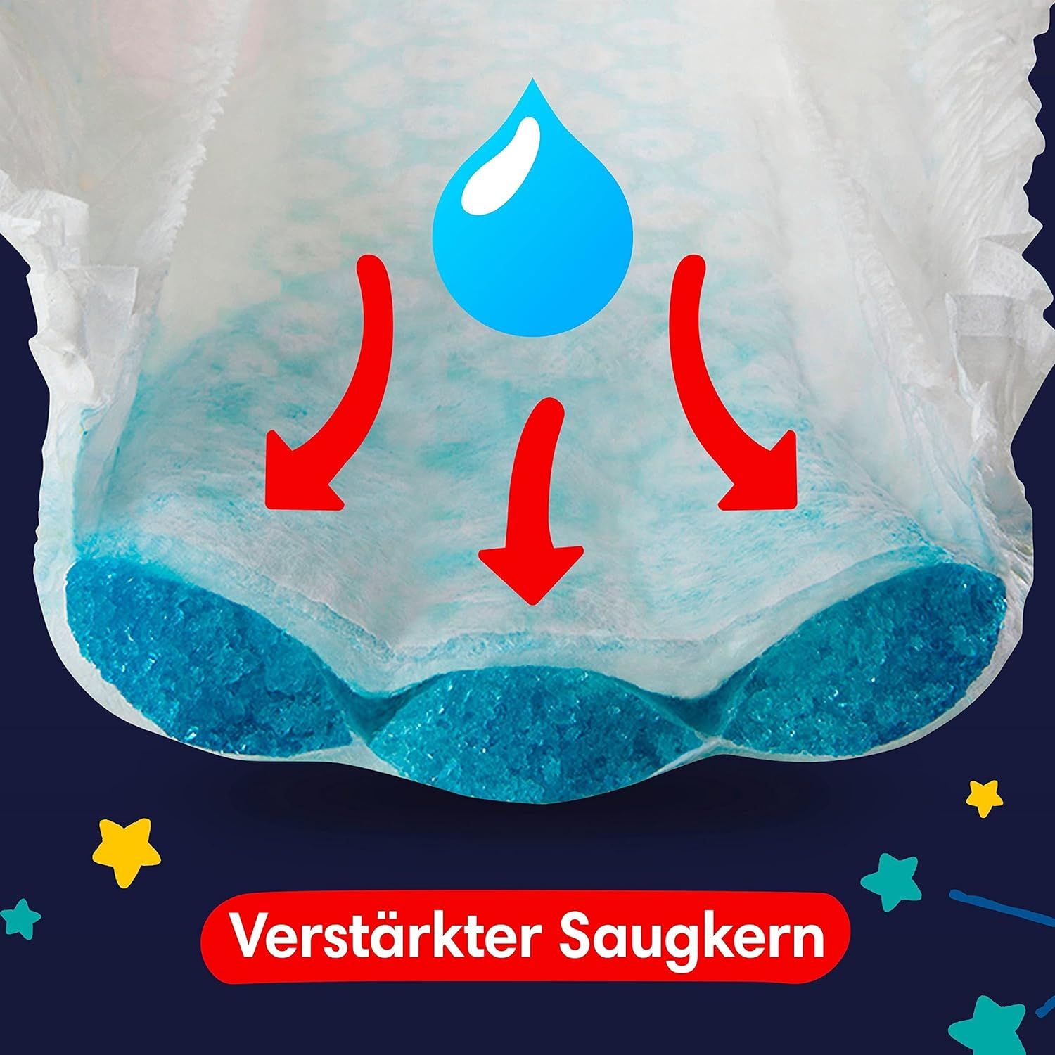 Pampers Night Windeln Pants Größe 4 (9kg-15kg) Baby-Dry