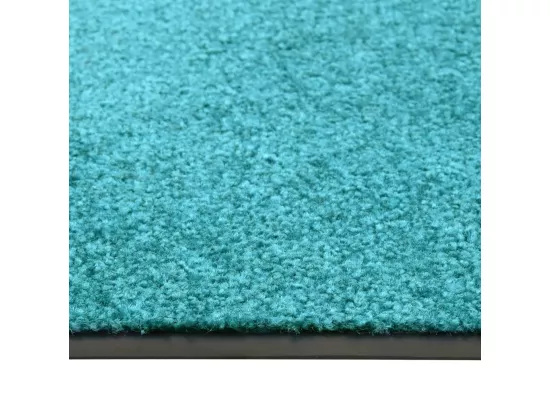 Paillasson lavable Cyan 60x90 cm