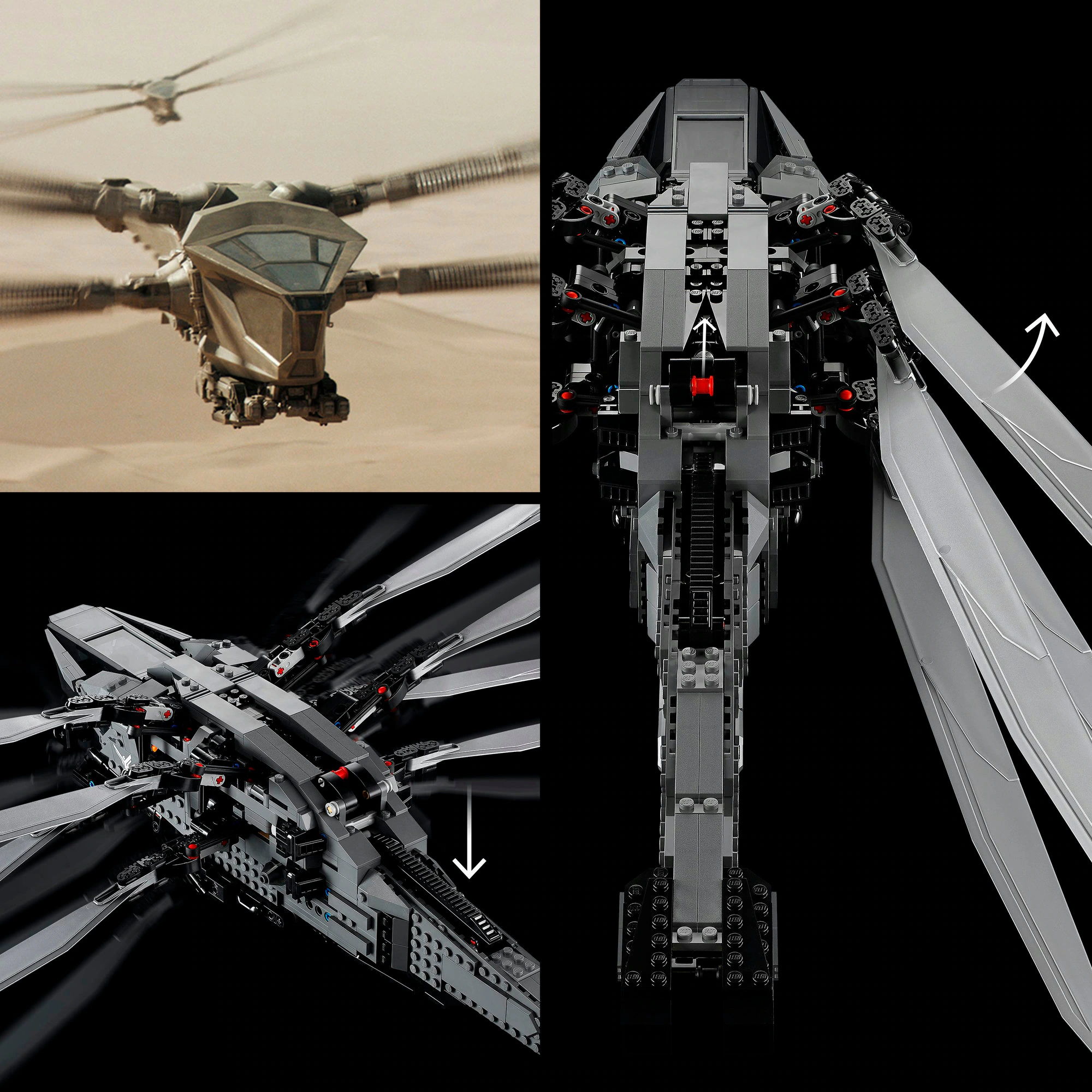 LEGO Konstruktionsspielzeug Icons Dune Atreides Royal Ornithopter