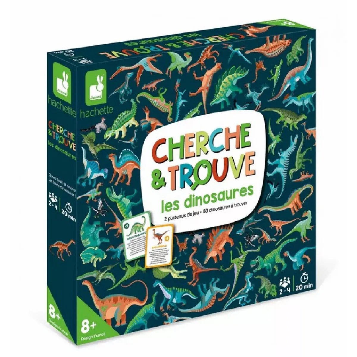 Juratoys-Janod Cherche et trouve - Les dinosaures