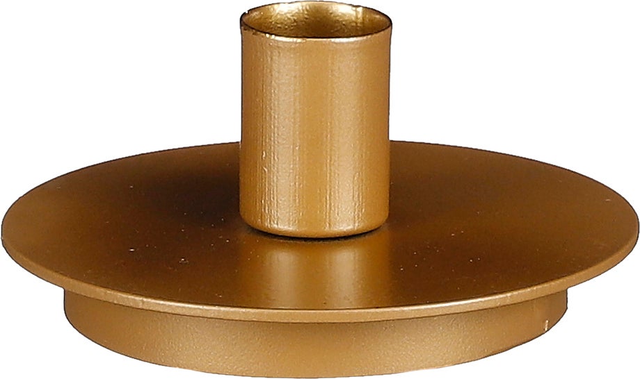 Mica Decorations kandelaar goud D 10 H 4,5 cm