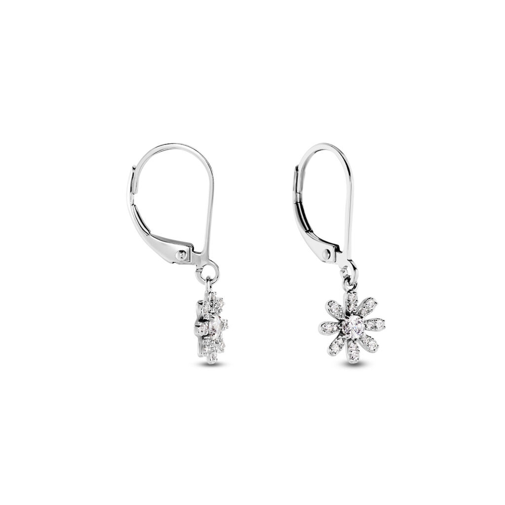 Boucles D'oreilles Dormeuses Selkis Oxyde De Zirconium