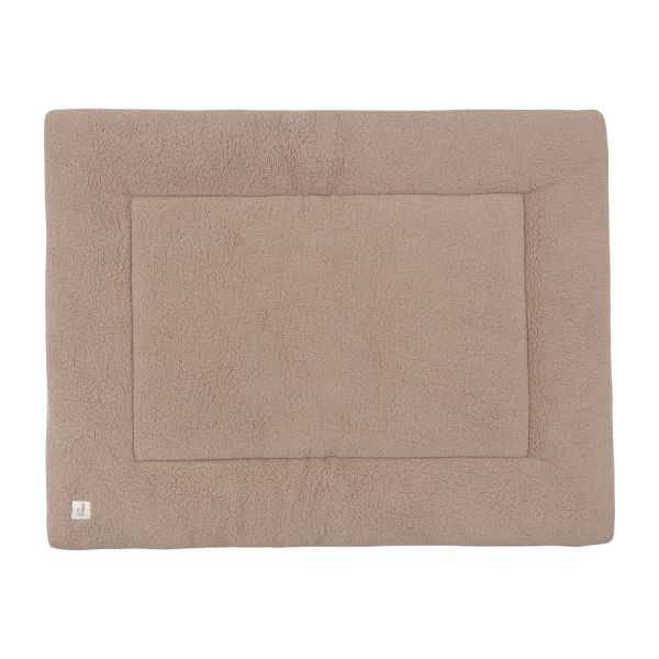 Jollein Boxkleed Box Cloudy Rib - Milky Coffee - 75×95 cm