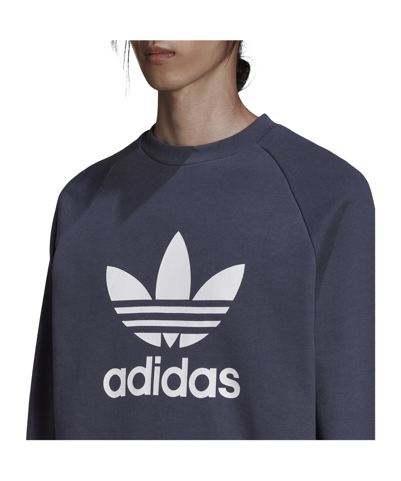 adidas Originals Trefoil Sweatshirt Blau Weiss
