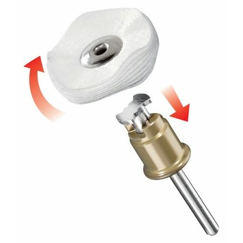 Dremel multitool accessoire - speedclic polijstschijf S423 - 25 mm
