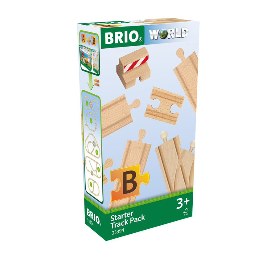 Véhicule Fonction Brio Train - Coffret de Démarrage 13 Rails - Pack B
