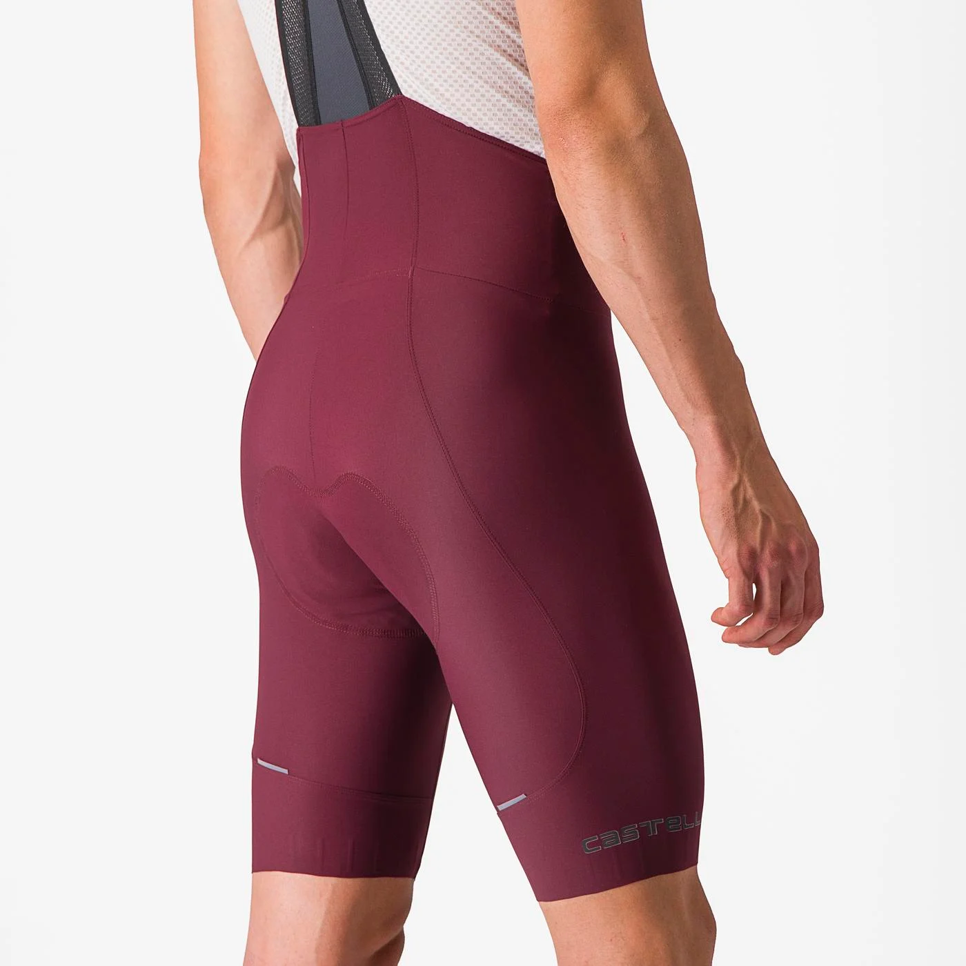 Castelli Espresso Bibshorts i Deep Bordeaux
