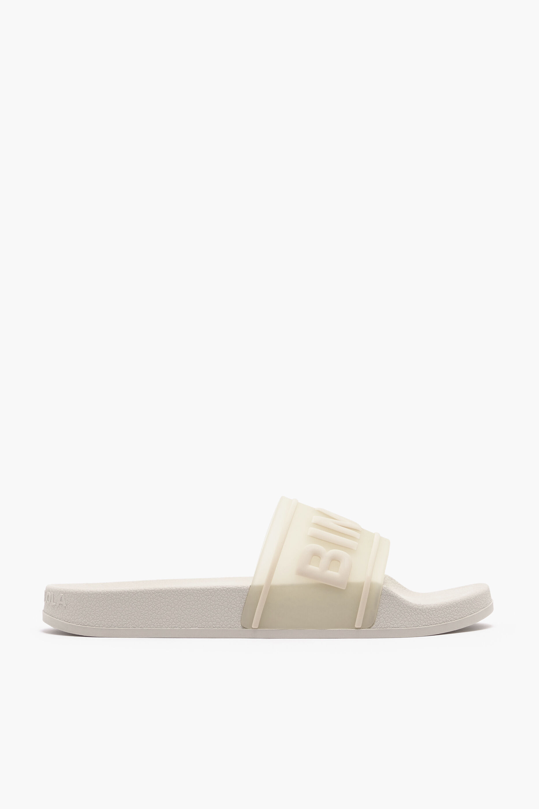 Chinelo branco com logo