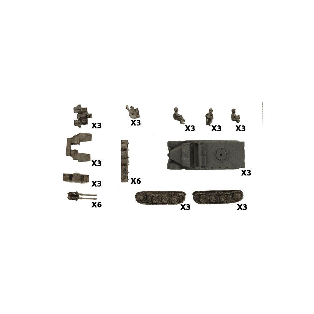 Flames of War - SdKfz 7/1 Quad AA Platoon