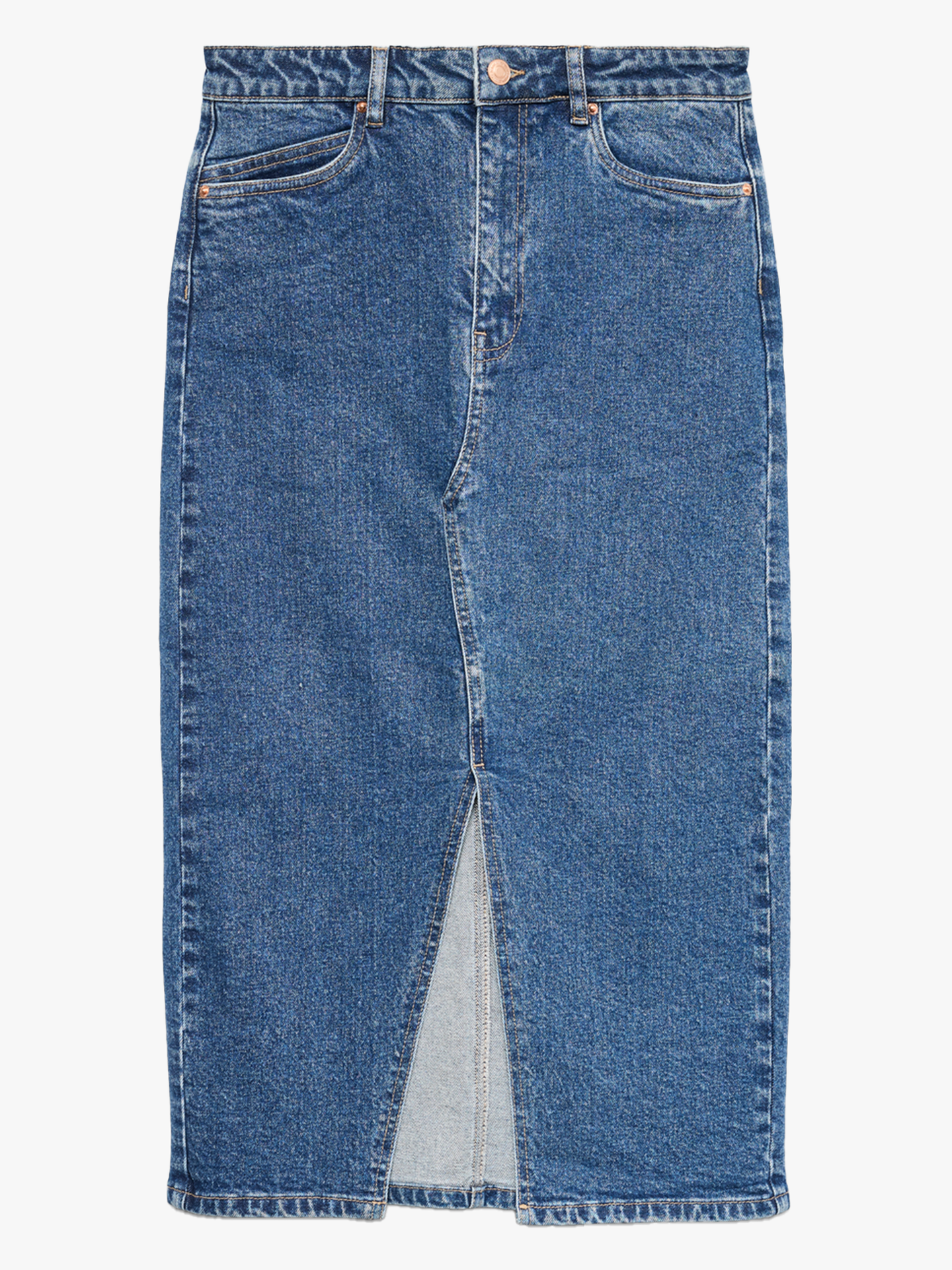 Veri HR Calf Denim Skirt