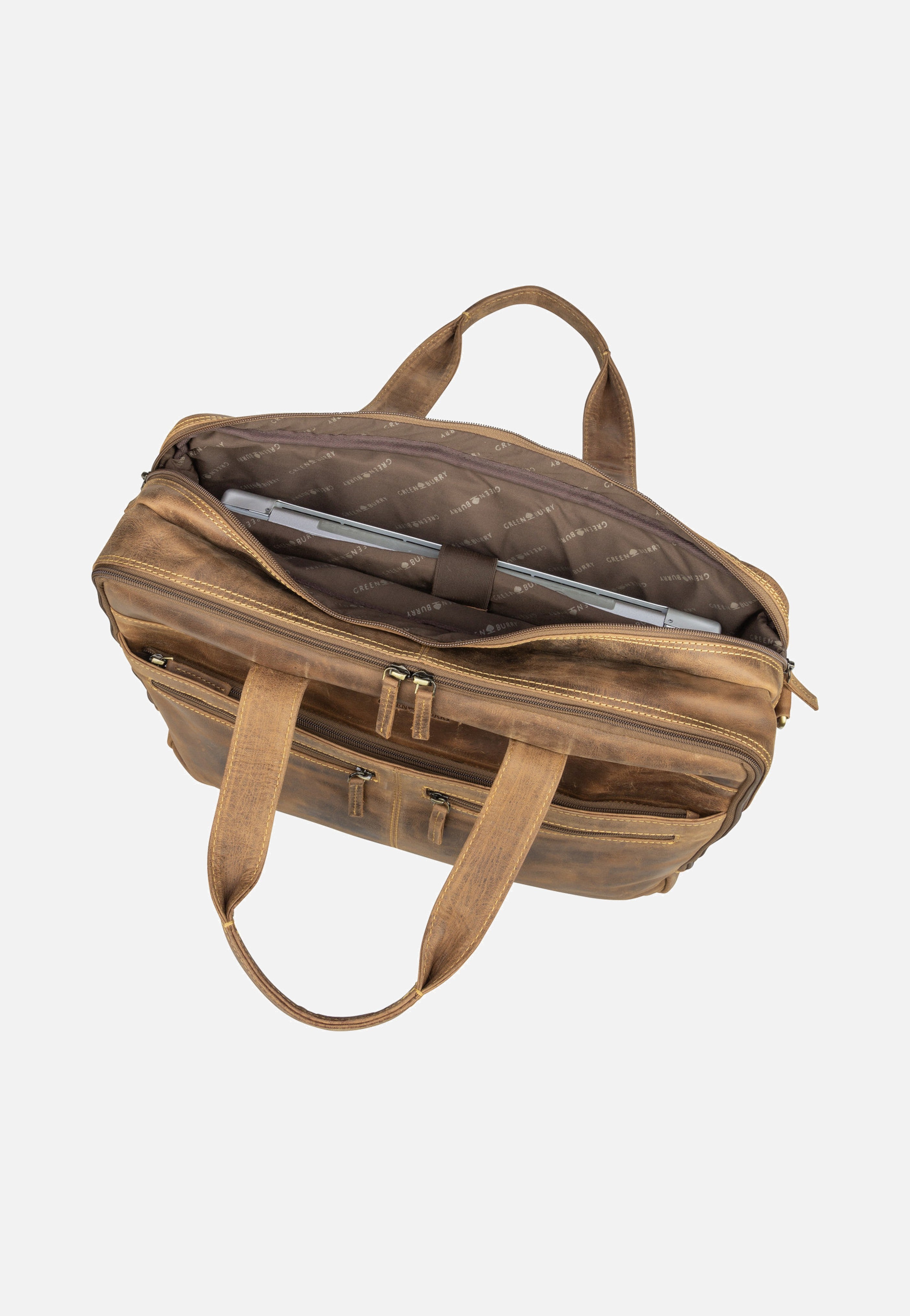 Vintage 1572 Teak-Brown - Aktentasche