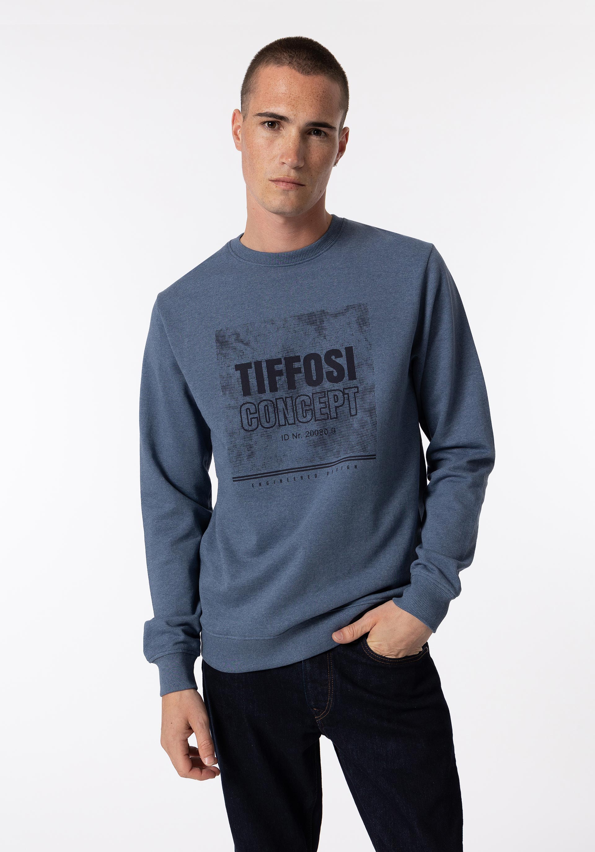 Sweatshirt com Estampado Frontal