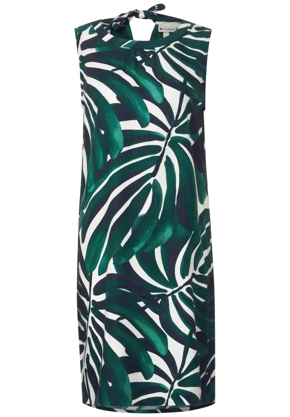 Ärmelloses Printkleid - lagoon green