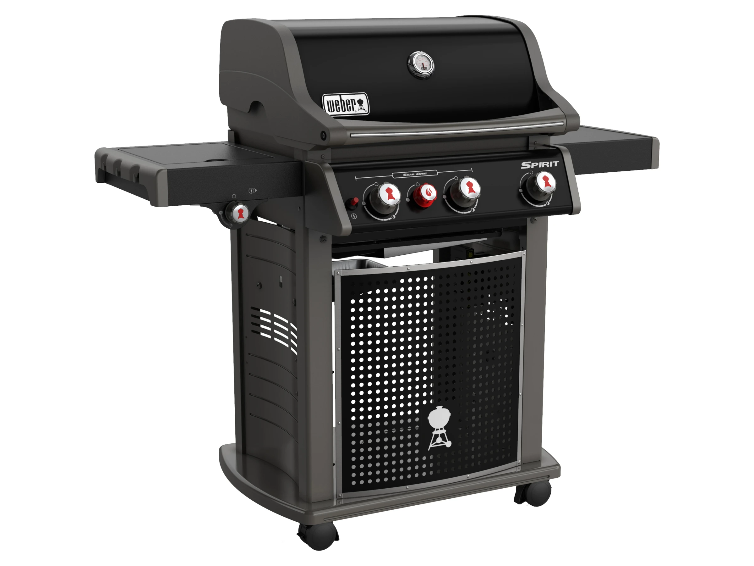 Weber Gasgrill Spirit E-330 Classic 3 Brenner und Seitenbrenner GBS Schwarz