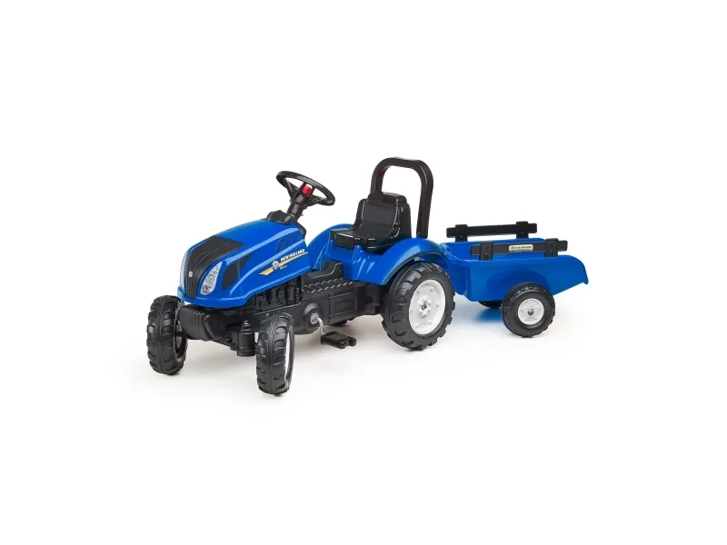 FALK New Holland traktor med vogn (808-070)