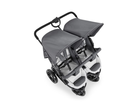 HAUCK - Poussette Jumeaux Roadster Duo SLX - Grey silver