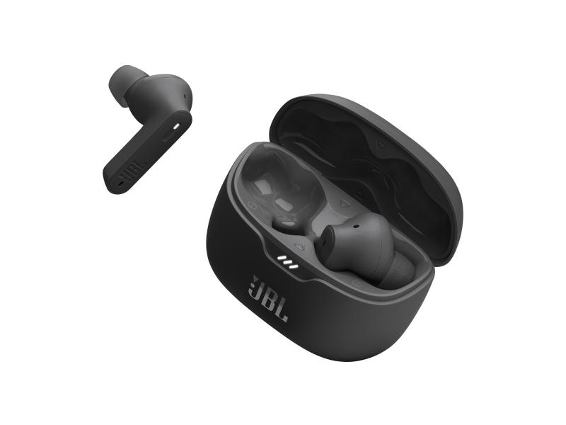 JBL True Wireless In-Ear-Kopfhörer Tune Beam Schwarz In-Ear-Kopfhörer mit aktivem Noise-Cancelling mit Smart Ambient