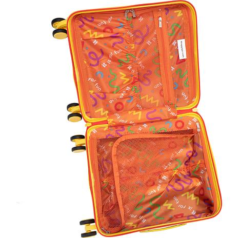 Bobble børnetrolley 8 hjul 37 cm - blå