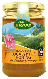 De Traay Eucalyptushoning Biologisch 350GR